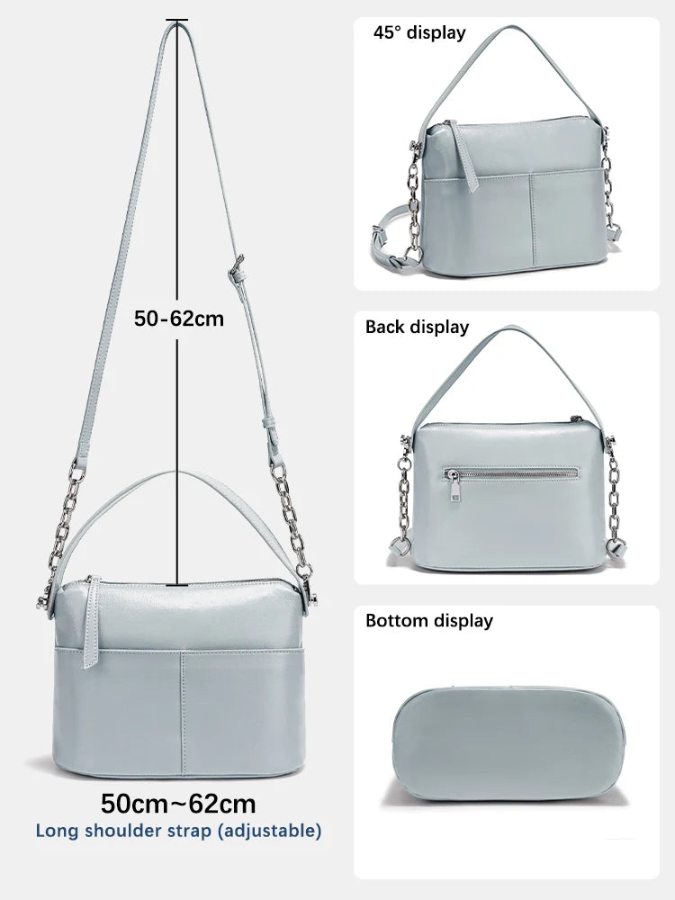 The Zency Black Top-Handle Bag