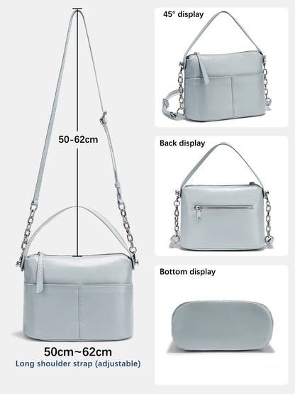 The Zency Black Top-Handle Bag