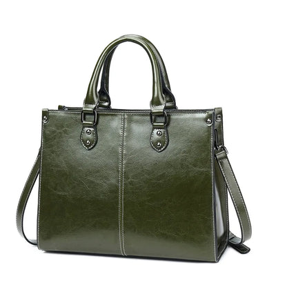 The Plaza Cowhide Leather Tote