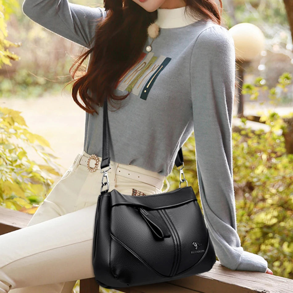 The Avenue Leather Crossbody