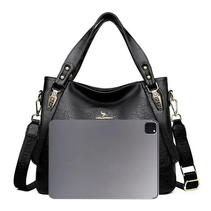 The Sovereign Leather Top-Handle Tote
