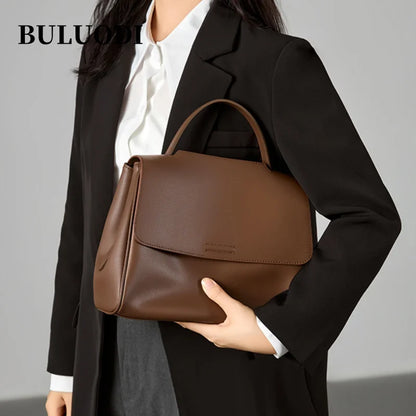 The Minimalist Cowhide Messenger