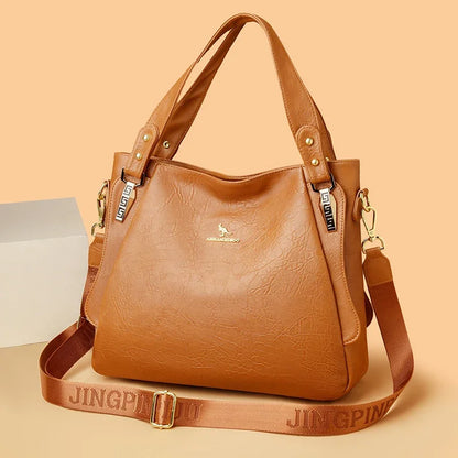 The Sovereign Leather Top-Handle Tote