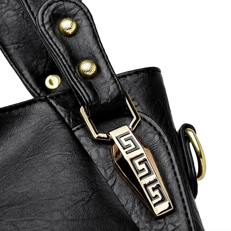 The Sovereign Leather Top-Handle Tote
