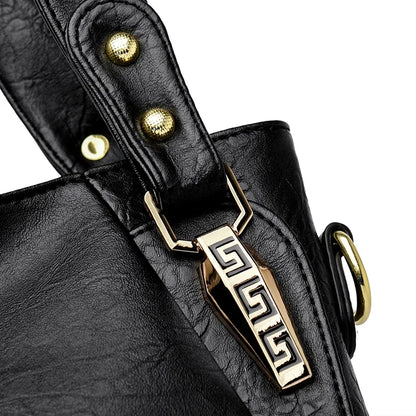 The Sovereign Leather Top-Handle Tote