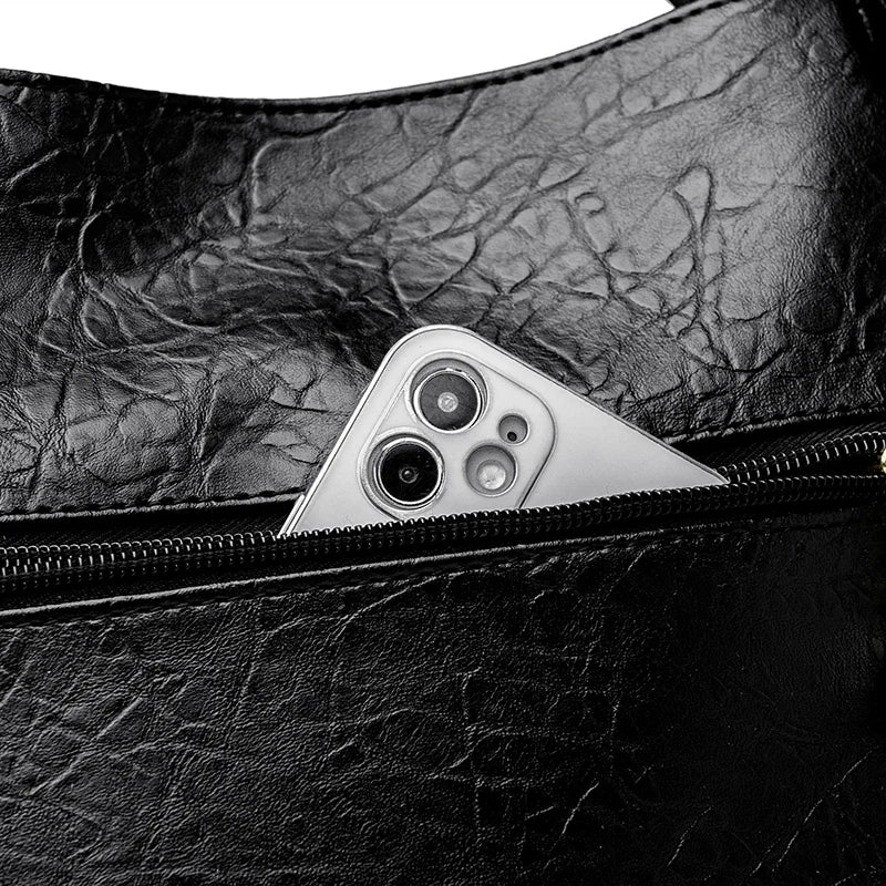 The Sovereign Leather Top-Handle Tote