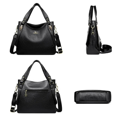 The Sovereign Leather Top-Handle Tote
