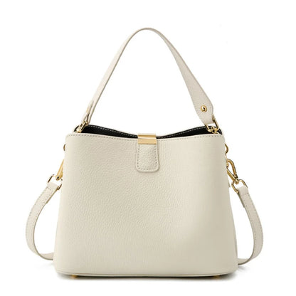 The Madison Genuine Leather Bucket Bag