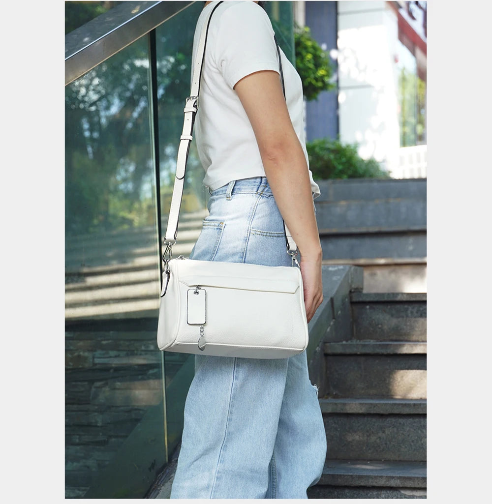 The Zency Leather Crossbody Bag