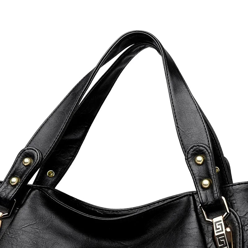 The Sovereign Leather Top-Handle Tote