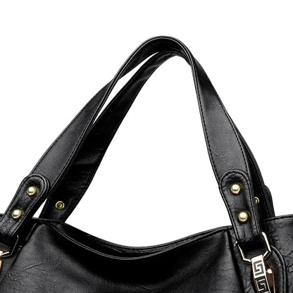 The Sovereign Leather Top-Handle Tote