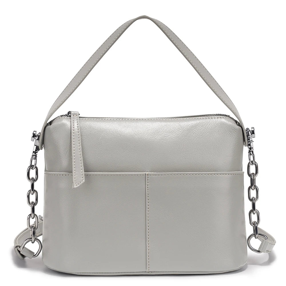 The Zency Black Top-Handle Bag
