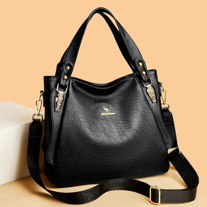 The Sovereign Leather Top-Handle Tote