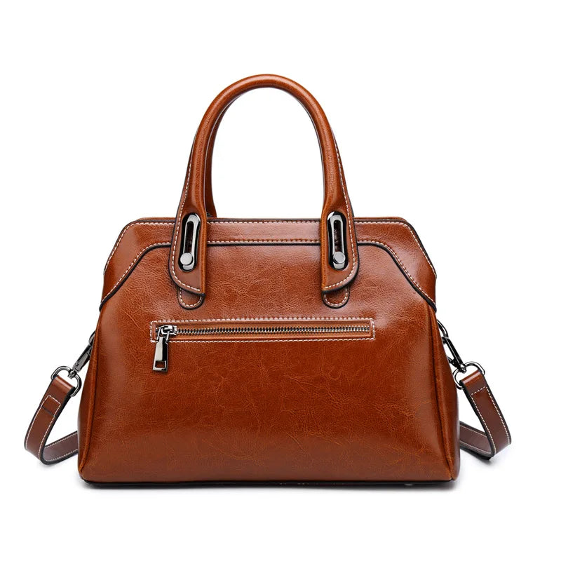The Madison Oil Wax Leather Purse