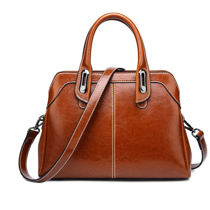 The Madison Oil Wax Leather Purse