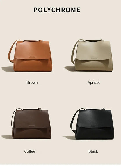 The Minimalist Cowhide Messenger