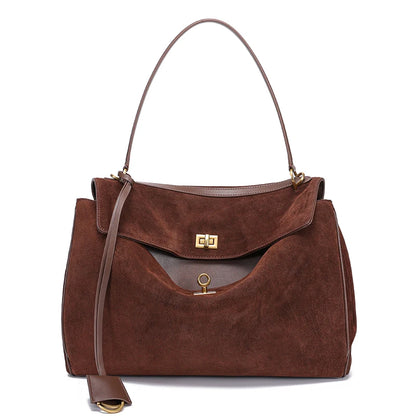 The Heritage Large Suede Tote