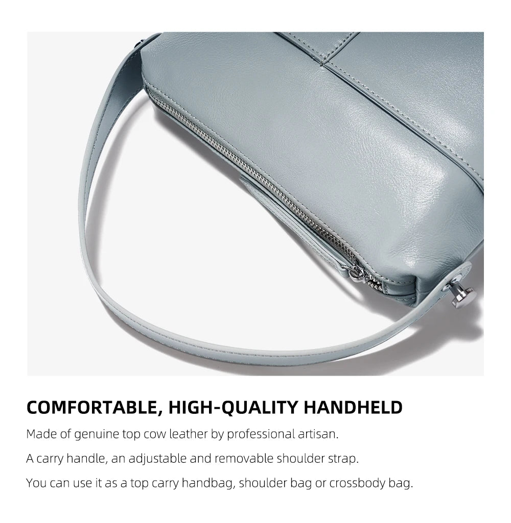 The Zency Black Top-Handle Bag