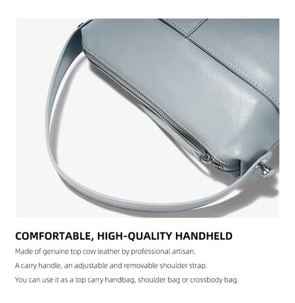 The Zency Black Top-Handle Bag