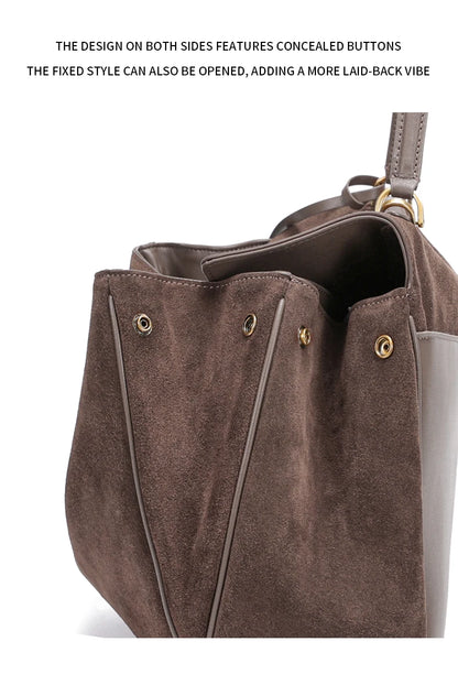 The Heritage Large Suede Tote