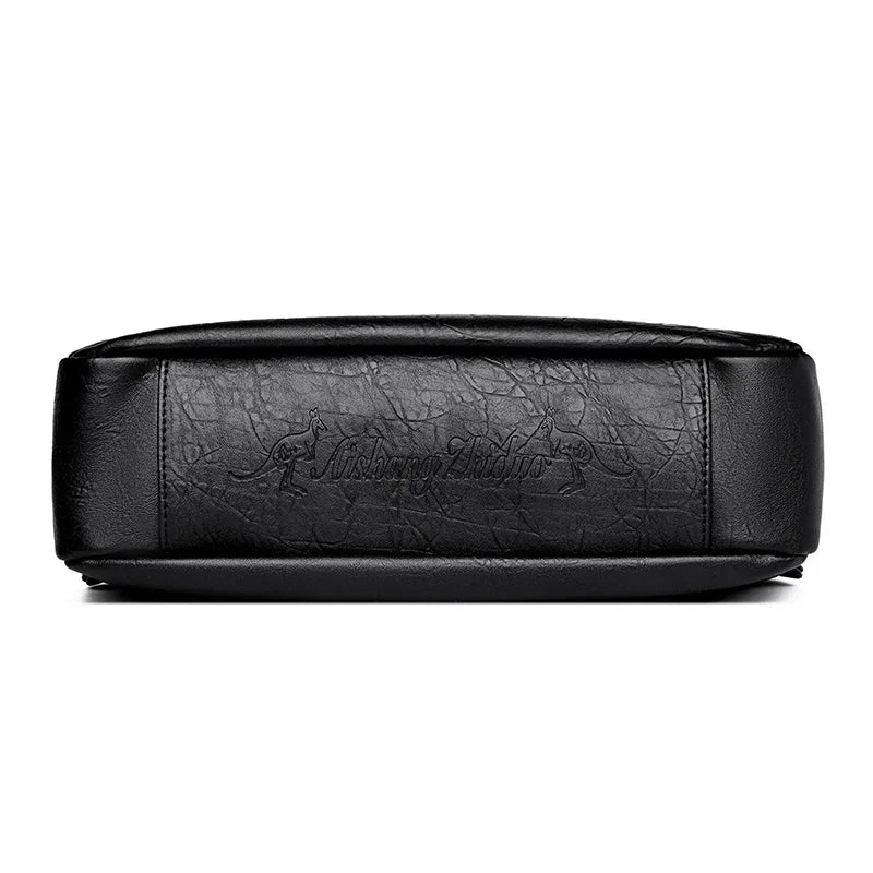 The Sovereign Leather Top-Handle Tote
