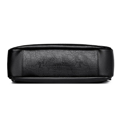 The Sovereign Leather Top-Handle Tote