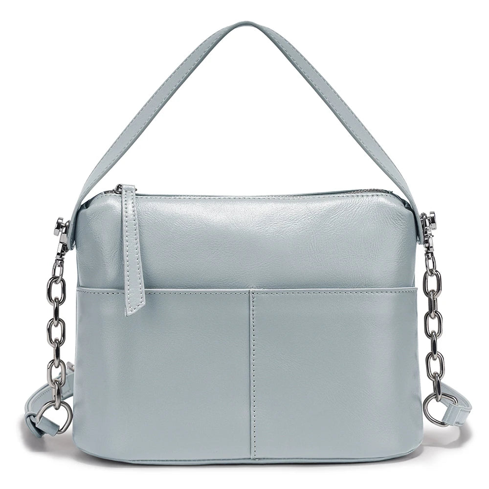 The Zency Black Top-Handle Bag