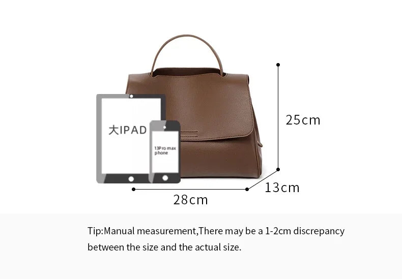 The Minimalist Cowhide Messenger