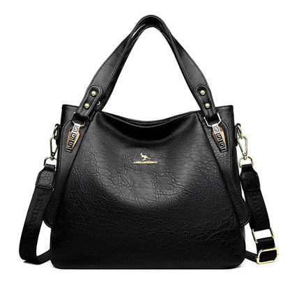 The Sovereign Leather Top-Handle Tote
