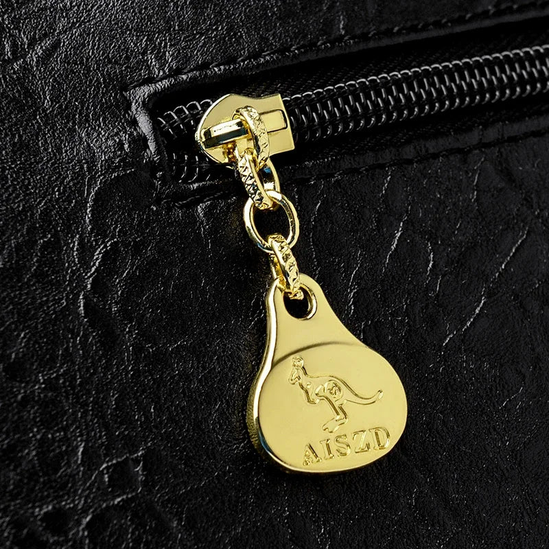 The Sovereign Leather Top-Handle Tote