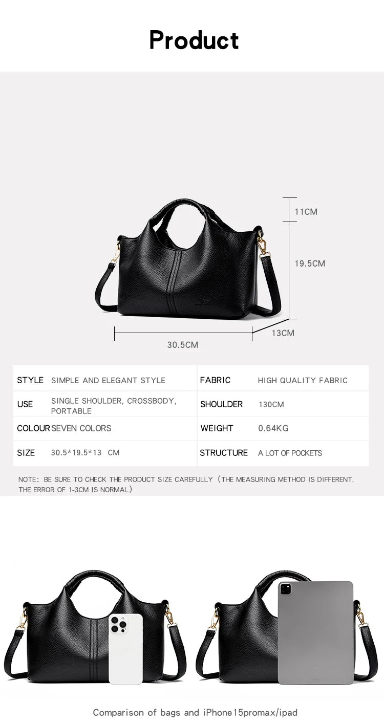 The Commuter Soft Leather Handbag