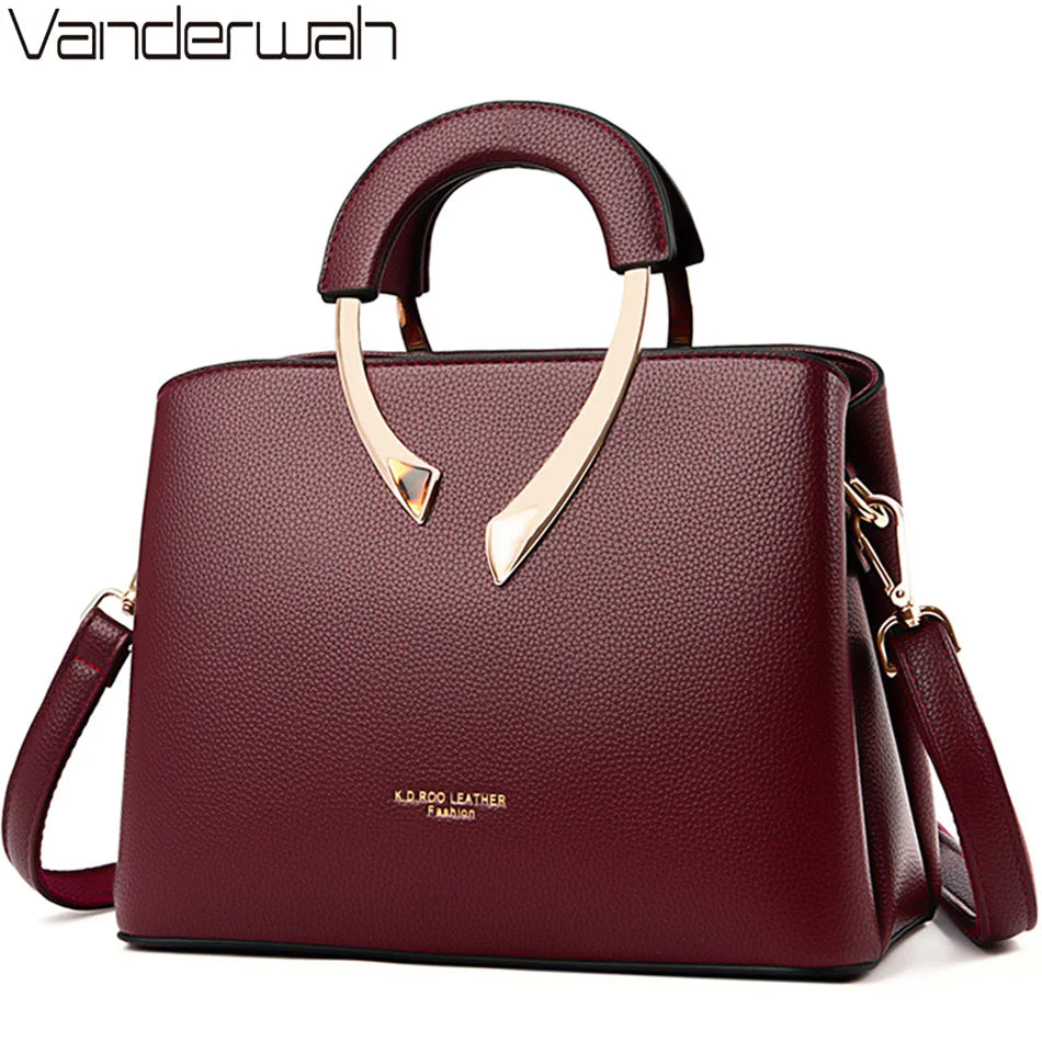 The Vanderwah Premium Leather Tote