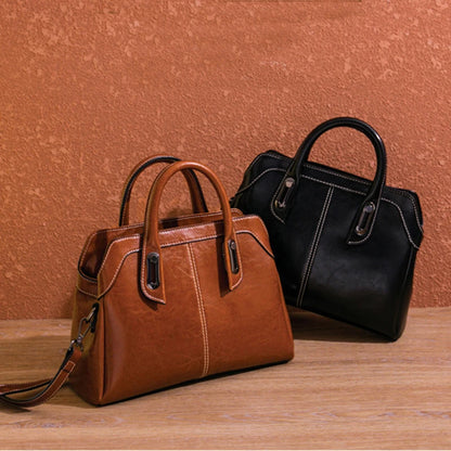 The Madison Oil Wax Leather Purse