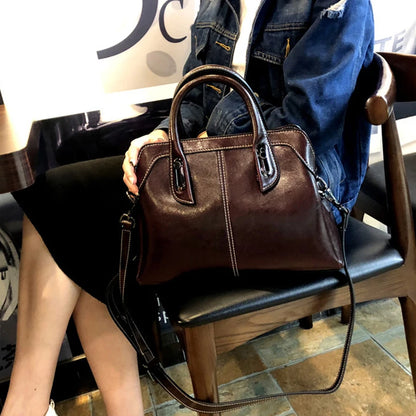 The Madison Oil Wax Leather Purse