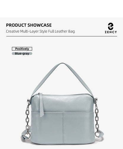 The Zency Black Top-Handle Bag