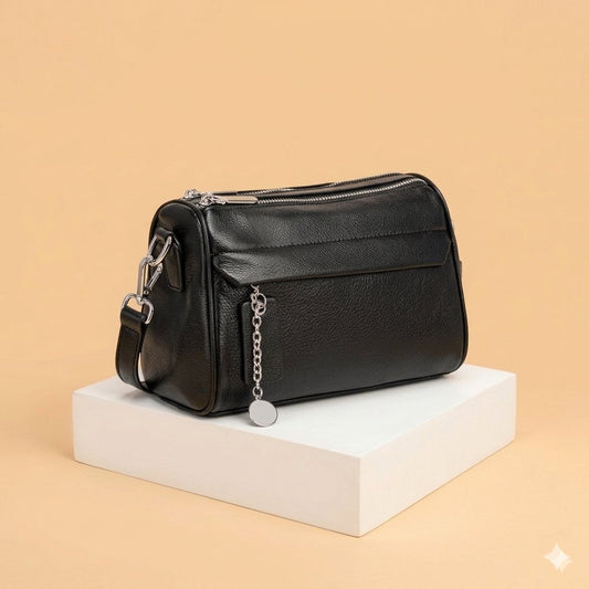 The Zency Leather Crossbody Bag