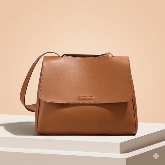 The Minimalist Cowhide Messenger